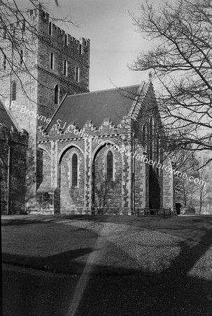 CATHEDRAL TOWER & CHANCEL FROM S.E.